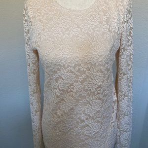Forever 21 Knit Faux Lace Size Medium NWT